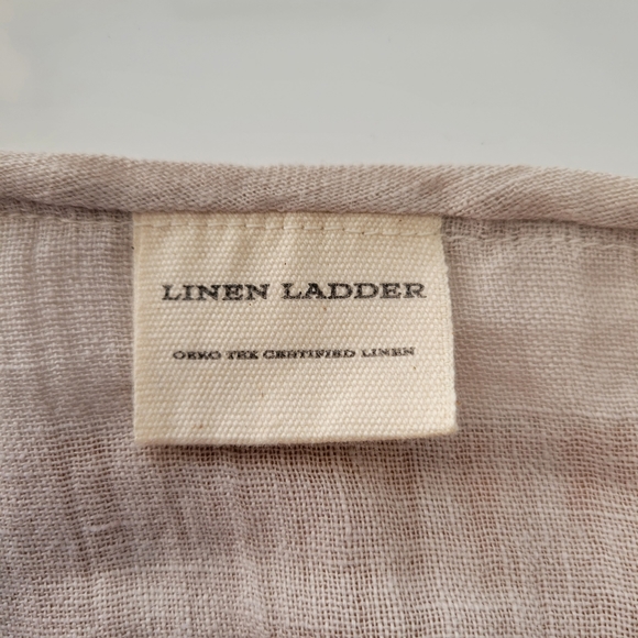 Linen Ladder 100% Linen Blouse - Picture 5 of 5